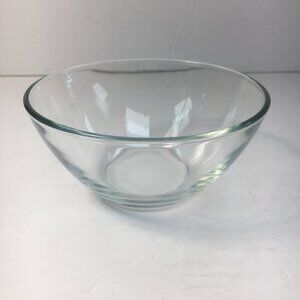 Clear Glass Ice Cream Dessert Cereal Bowl 6.5" Diameter 2" High